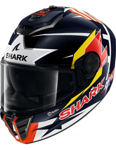Casco Shark Spartan RS Replica Zarco Austin | Azul-blanco-rojo