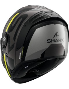 Capacete Shark Spartan RS Carbon Shawn - Preto-cinza-amarelo 2