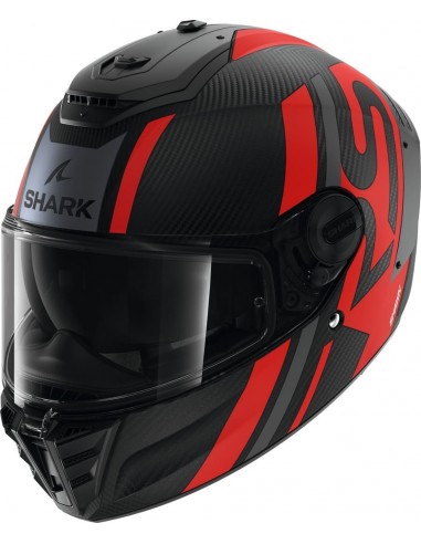 Casco Shark Spartan RS Carbon Shawn Mate | Mate-Negro-gris-blanco