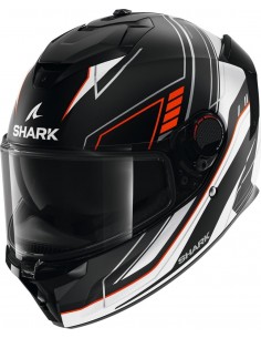 Casco Shark Spartan GT Pro Troyan Mate | Mate-Negro-blanco-naranja
