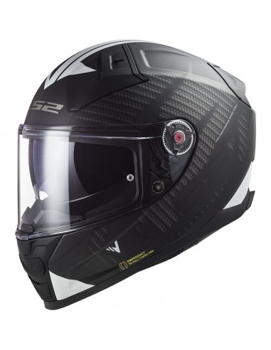 Casco LS2 FF811 Vector II Splitter | Negro y blanco