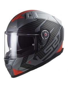 Casco LS2 FF811 Vector II Splitter | Mate-titanio y rojo