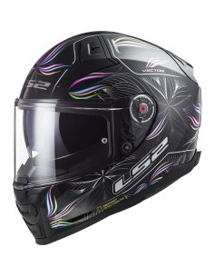 Capacete Tropical LS2 FF811 Vector II - Preto e branco