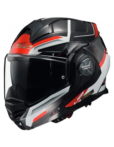 Casco LS2 FF901 Advant X Spectrum | Negro-blanco-rojo