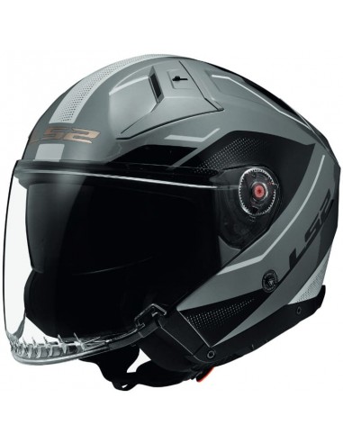 Casco LS2 OF603 Infinity II Veyron | Gris y blanco