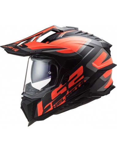 Casco LS2 MX701 Explorer Alter | Mate-Negro y blanco