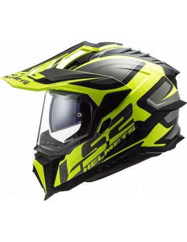 Casco LS2 MX701 Explorer Alter | Mate-Negro y blanco
