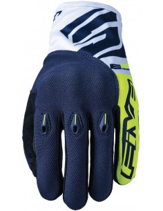 Guantes Five E3 Evo | Amarillo fluor y azul