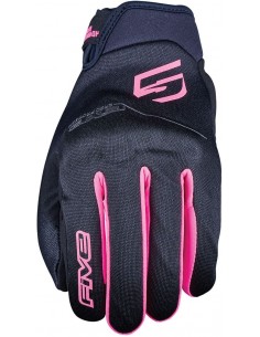 Luvas Five Globe Evo Femininas - Preto e rosa