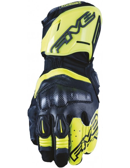 Guantes Five RFX WP | Negro y amarillo fluor