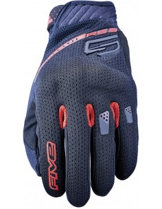 Cinco Luvas RS3 Evo Airflow - Preto e vermelho