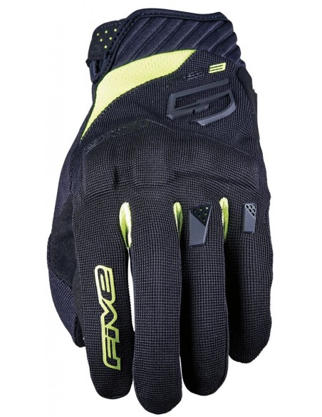 Guantes Five RS3 Evo | Negro y amarillo fluor