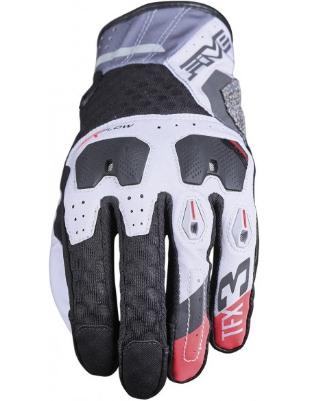 Guantes Five TFX3 Airflow | Gris y rojo