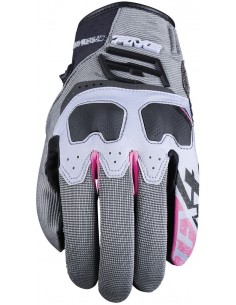 Guantes Five TFX4 Woman | Gris y rosa