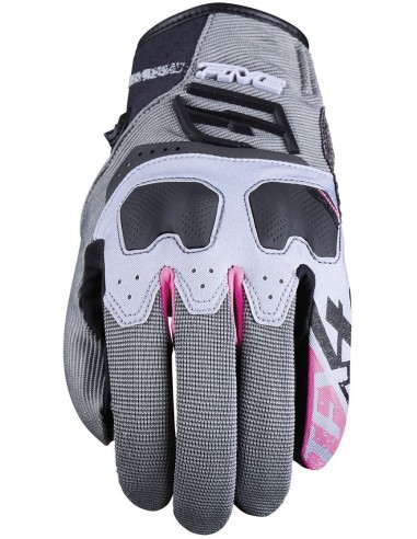 Guantes Five TFX4 Woman | Gris y rosa