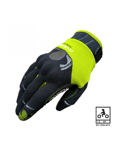 Guantes Onboard Oxygen | Negro y amarillo fluor