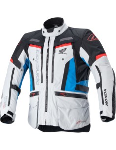 Chaqueta Alpinestars Honda Bogota Pro Drystar | Gris hielo-azul-rojo
