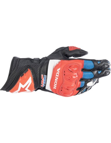 Guantes Alpinestars Honda GP Pro R3 | Negro-rojo-azul