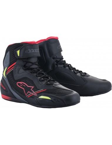 Botas Alpinestars Faster-3 Rideknit | Negro-blanco-rojo