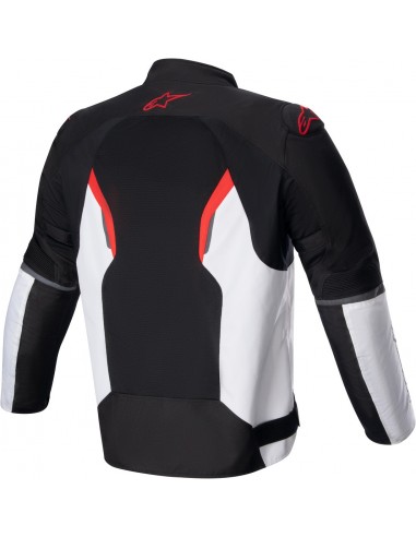 Chaqueta Alpinestars AST V2 Air | Negro-blanco-rojo brillo