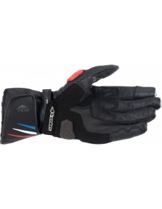 Guantes Alpinestars Honda SP-8 V3 | Negro-rojo brillo-azul 2
