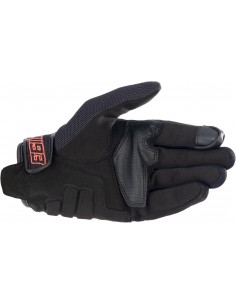 Guantes Alpinestars MM93 Losail V2 | Negro y rojo fluor 2