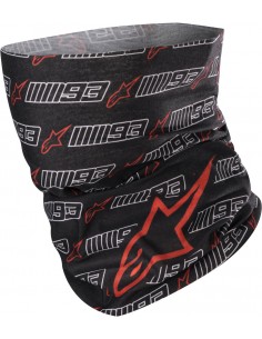 Cubrecuello Alpinestars MM93 | Negro-blanco-rojo