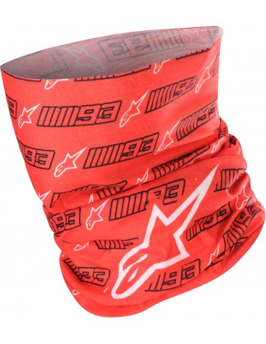 Cubrecuello Alpinestars MM93 | Negro-blanco-rojo
