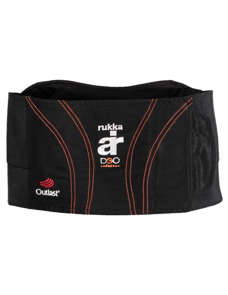 Faja Rukka LB D3O | Negro y naranja