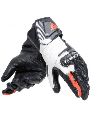 Guantes Dainese Carbon 4 Long Lady | Negro y blanco
