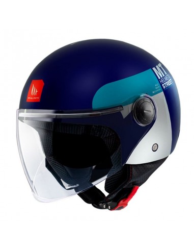 Casco MT Street S Inboard C5 | Mate-Rojo