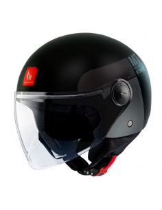 Casco MT Street S Inboard D2 | Mate-Negro
