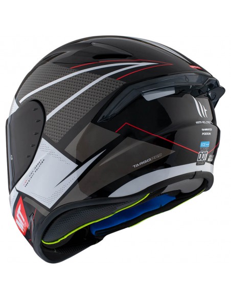 Casco MT Targo Pro Podium B0 | Negro y blanco