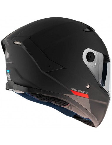 Casco MT Thunder 4 SV Solido A1 | Mate-Negro