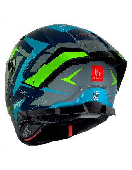 Casco MT Thunder 4 SV Mountain C7 | Mate-Azul