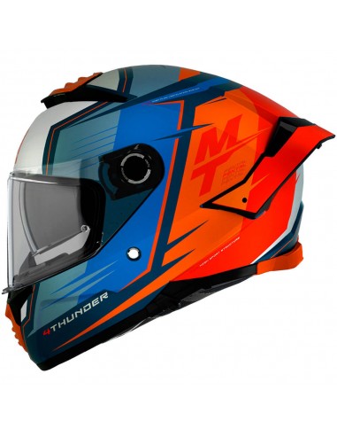 Casco MT Thunder 4 SV Pental B3 | Mate-Amarillo y gris