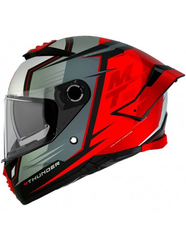 Casco MT Thunder 4 SV Pental B3 | Mate-Amarillo y gris