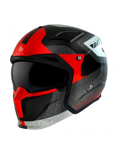 Casco MT Streetfighter SV S Totem B15 | Mate-Rojo