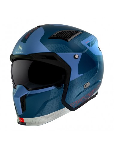 Casco MT Streetfighter SV S Totem B15 | Mate-Rojo