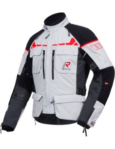 Casaco Rukka Ecuador-R Gore-Tex - Cinza-Preto vermelho