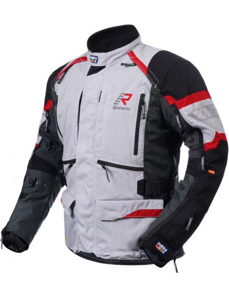 Chaqueta Rukka Madagasca-R | Gris-negro-rojo