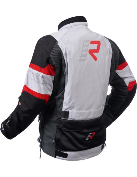 Chaqueta Rukka Madagasca-R | Gris-negro-rojo