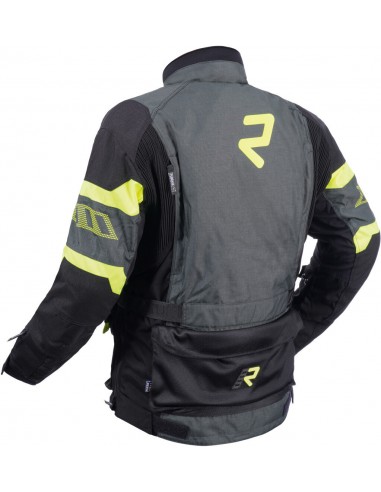 Chaqueta Rukka Madagasca-R | Gris-negro-amarillo fluor