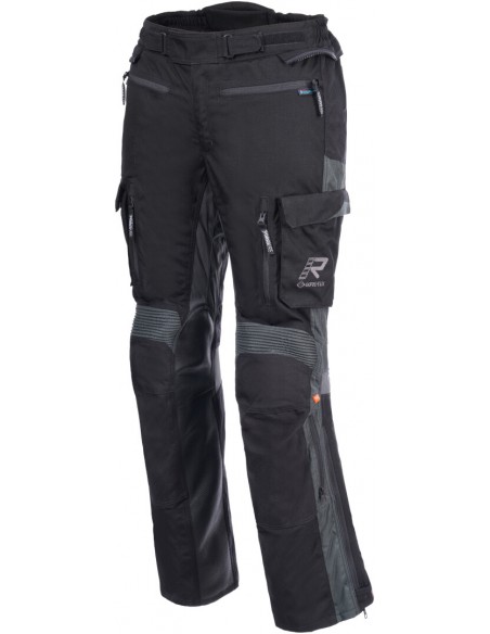 Pantalón Rukka Madagasca-R Largo | Negro-gris-blanco