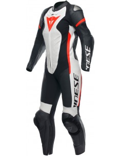 Mono Profesional Dainese Grobnik Perf. | Negro-blanco-rojo fluor