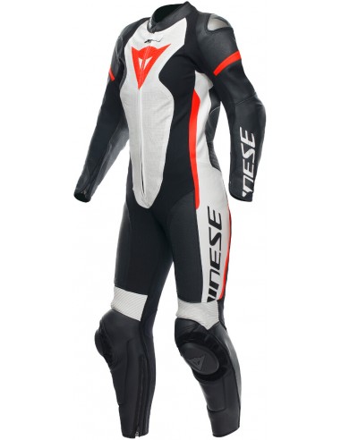 Mono Profesional Dainese Grobnik Perf. | Negro-blanco-rojo fluor