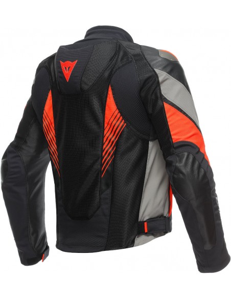 Chaqueta Dainese Super Rider 2 Absoluteshell | Negro-gris-rojo fluor