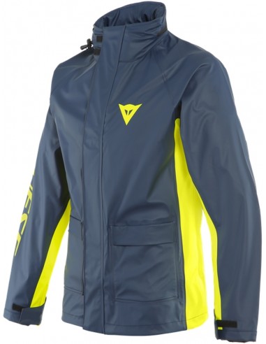 Chaqueta de Lluvia Dainese Storm 2 | Negro y amarillo fluor