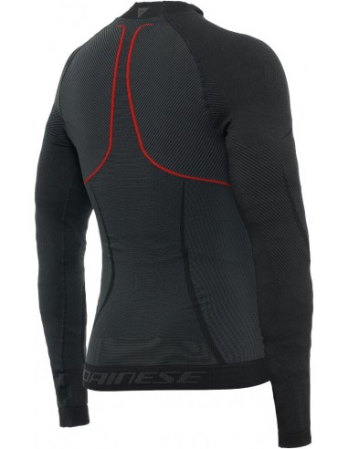 Camiseta Térmica Dainese Thermo LS | Negro y rojo