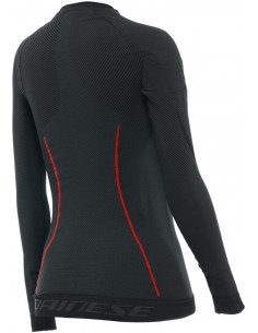 Camiseta Térmica Dainese Thermo Lady LS | Negro y rojo 2